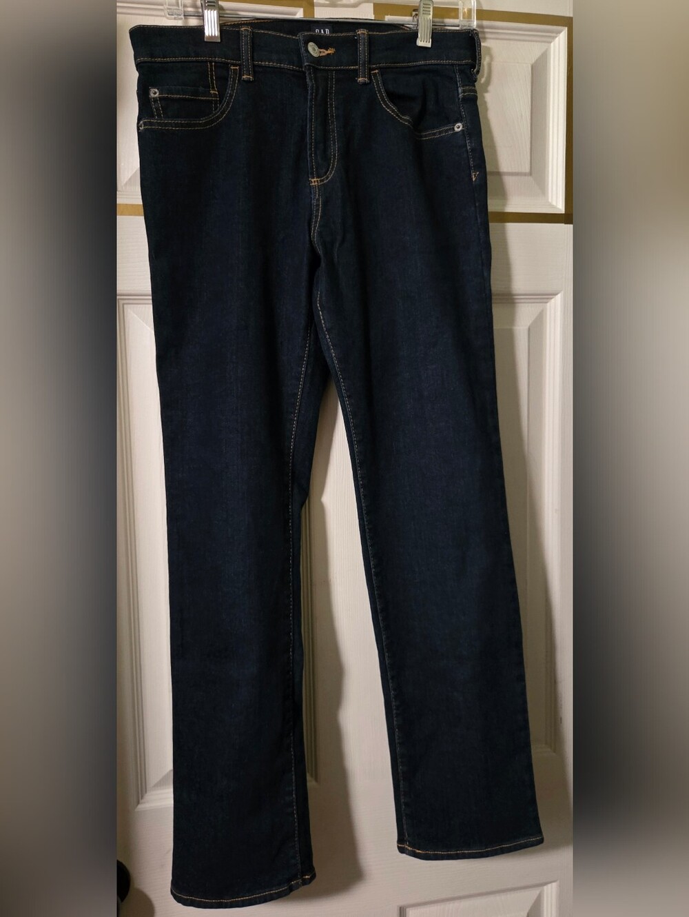 GAP Men's Dark Indigo Straight Jeans